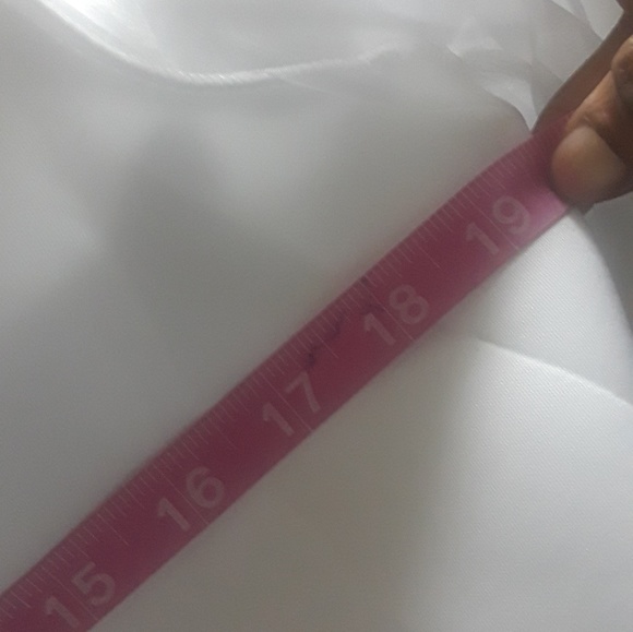 6 HOURS PRICE DROP White See-Through Short Sleevel - Picture 5 of 8